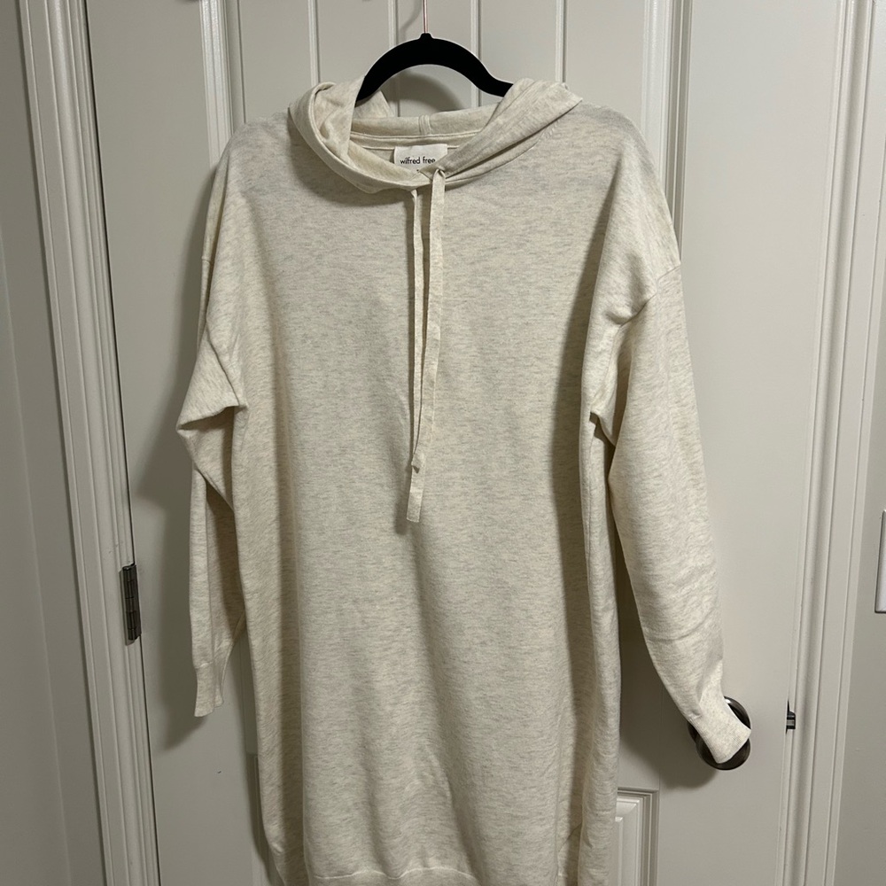 Wilfred Free Cream hooded Sweater dress-NWOT
4